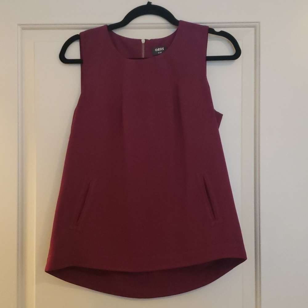 Oasis top - purple US 6 / UK 10